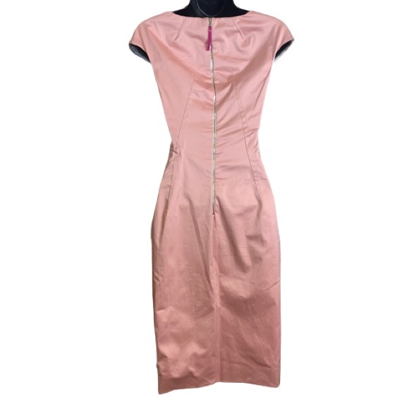 D&G Dolce and Gabbana Blush Pink Bodycon Dress - Picture 4 of 16